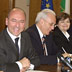 Pr.Cappellacci conferenza stampa su eolico e Sassari Olbia